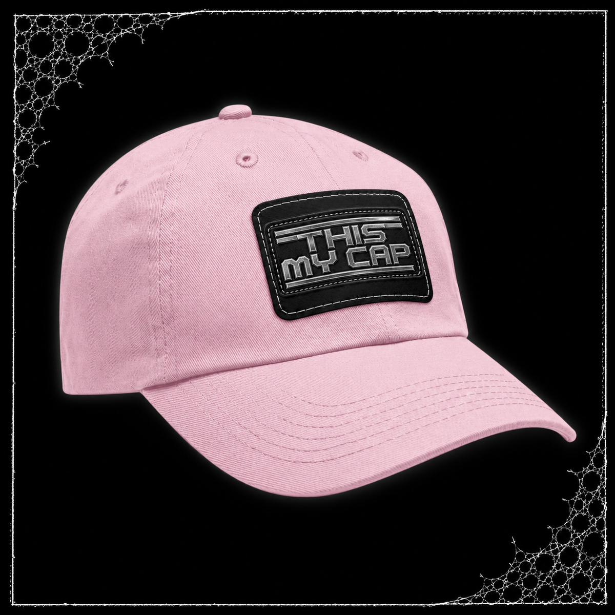 Dad Hat with Leather Patch (Rectangle)