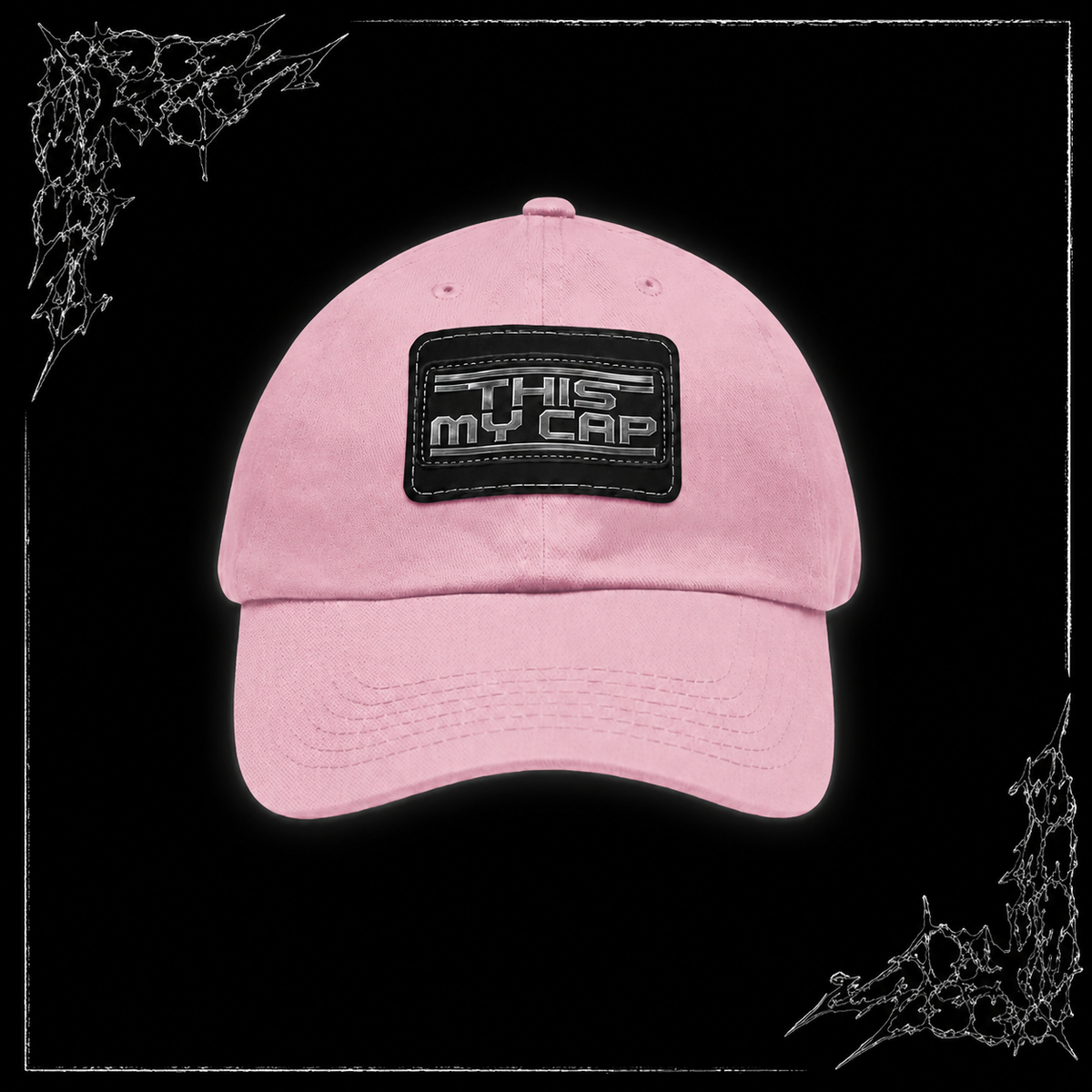 Grand Apex THIS MY CAP Pink internet culture cap Front Alternative View