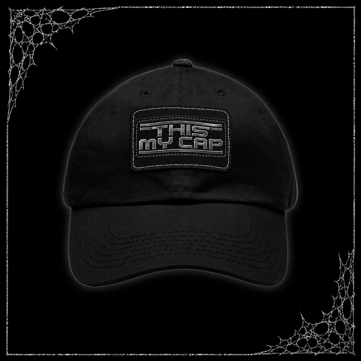 Grand Apex THIS MY CAP black internet culture cap Front Alternative View